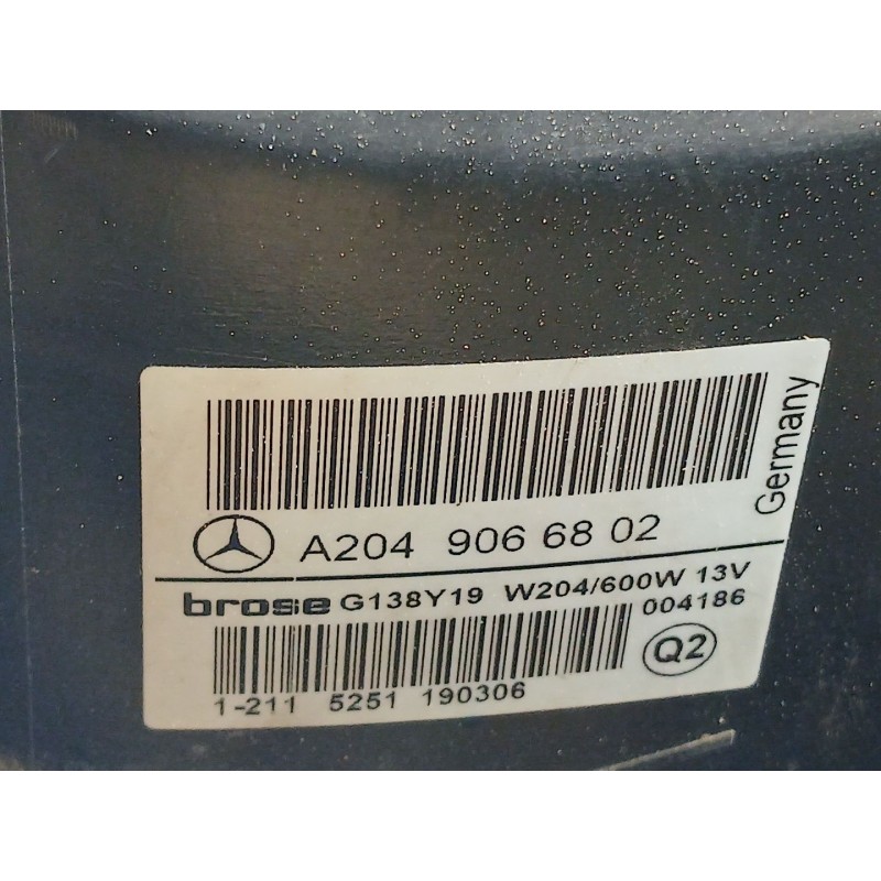 Recambio de electroventilador para infiniti qx30 2.2 d awd referencia OEM IAM A2049066802  BROSE - Negro 2