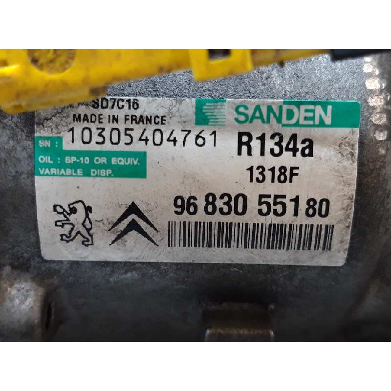 Recambio de compresor aire acondicionado para citroën c5 berlina exclusive referencia OEM IAM 1318F 9683055180 SANDEM - Gris 6