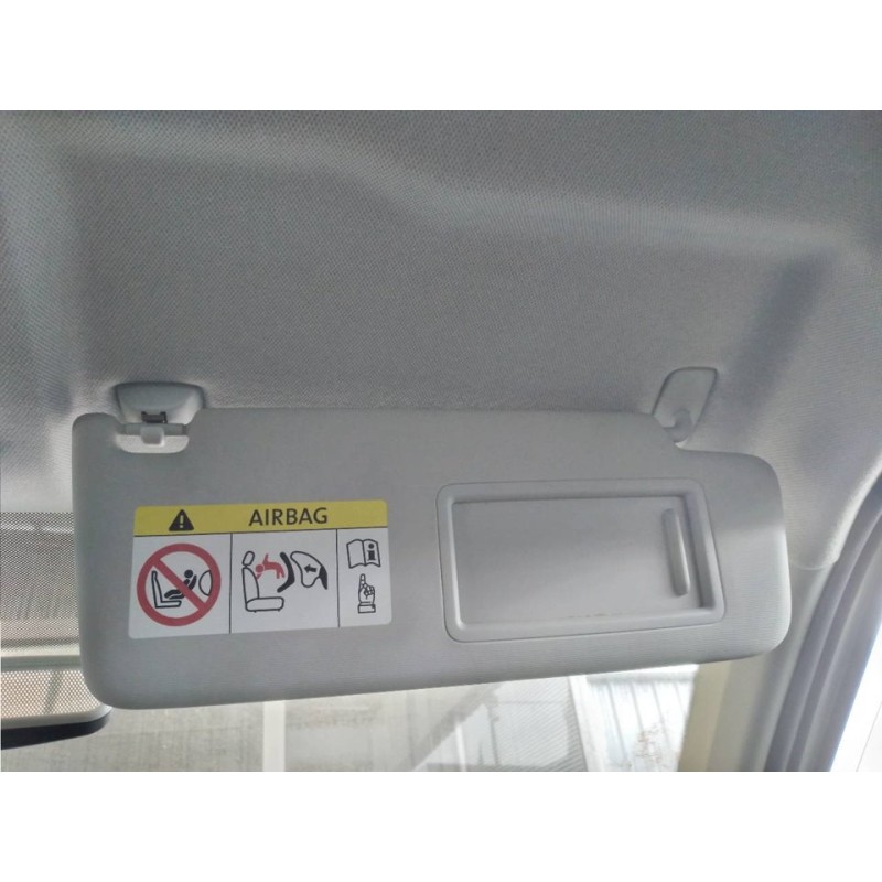 Recambio de parasol derecho para skoda fabia ambition plus referencia OEM IAM - Blanco 2