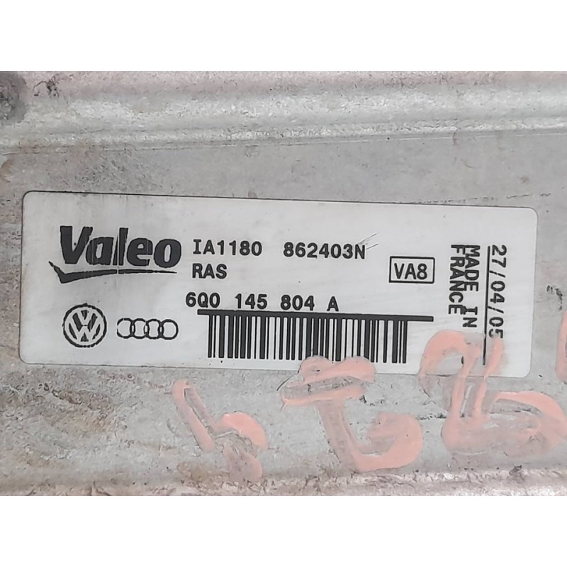 Recambio de intercooler para volkswagen fox (5z1) básico referencia OEM IAM 6Q0146804A 0281002399 VALEO - Rojo 2