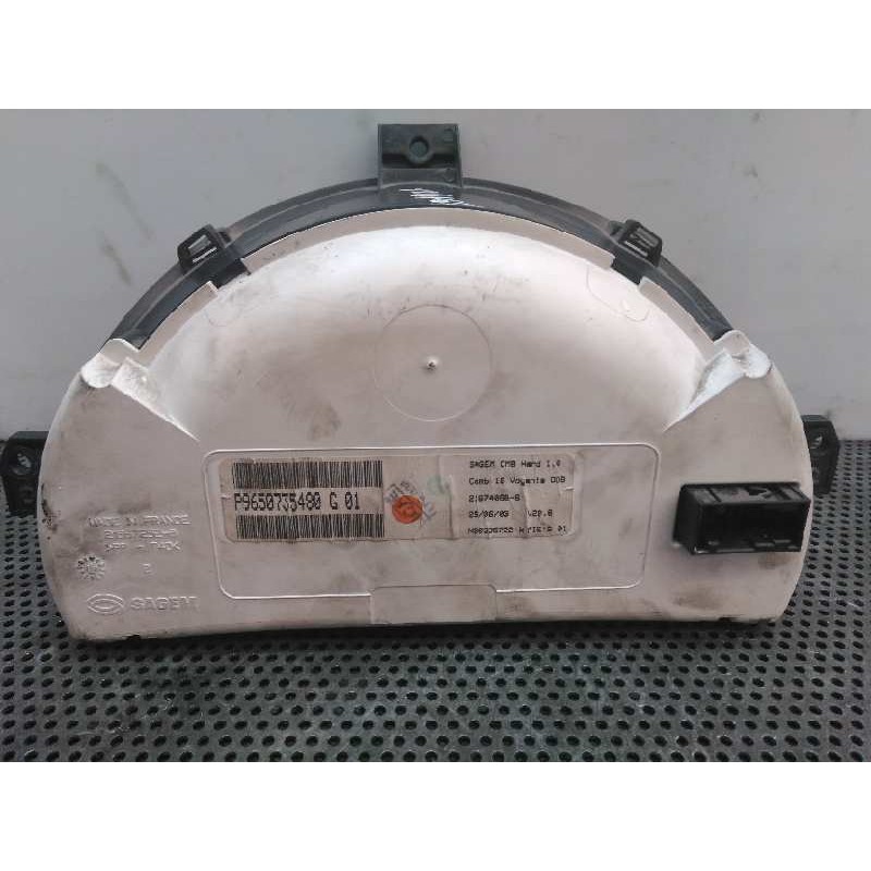 Recambio de cuadro instrumentos para citroën c2 1.4 hdi referencia OEM IAM P9650735480 - Rojo 3