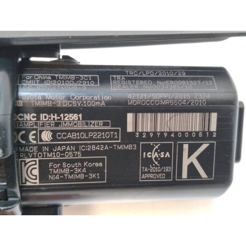 Recambio de conmutador de arranque para toyota camry (xv70) hybrid advance referencia OEM IAM CCAB10LP2210T1 - Marrón 3