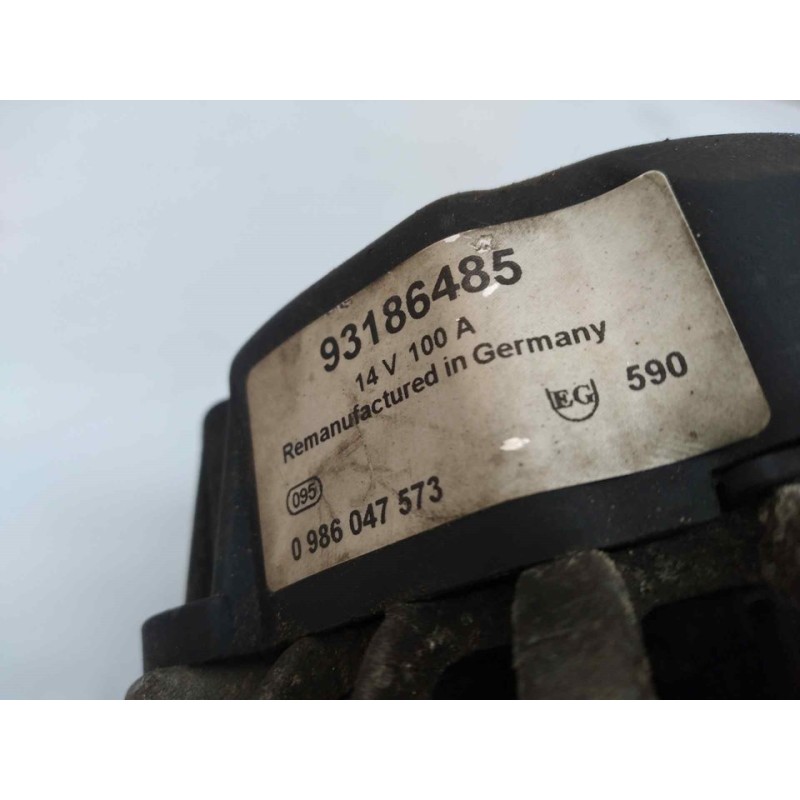 Recambio de alternador para opel astra g berlina 1.6 referencia OEM IAM 93186485 0986047573 - Azul 3