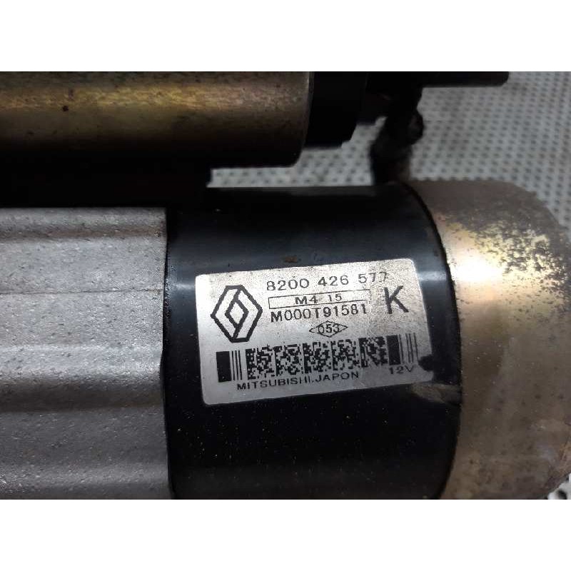 Recambio de motor arranque para renault megane ii classic berlina 1.5 dci diesel referencia OEM IAM 8200426577 M000T91581 - Negro 5