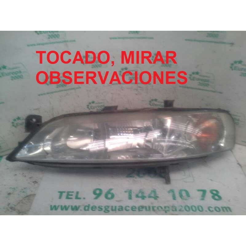 Recambio de faro izquierdo para opel vectra b berlina 2.0 dti referencia OEM IAM   
