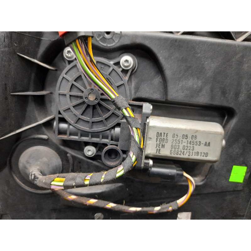 Recambio de elevalunas delantero derecho para ford fiesta (cbk) steel referencia OEM IAM - Gris 4