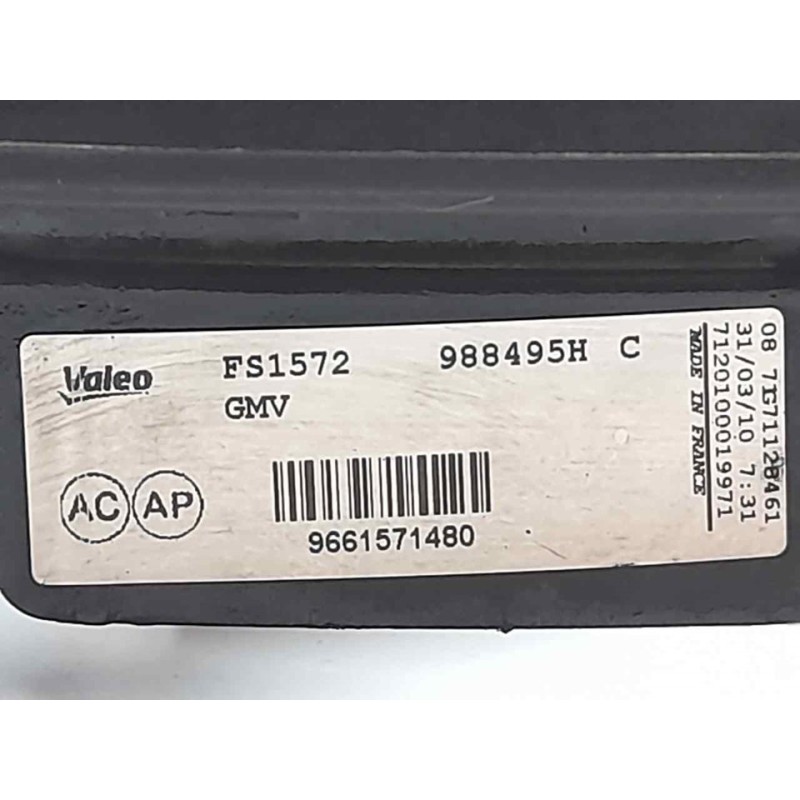 Recambio de electroventilador para peugeot partner kasten confort pack l1 referencia OEM IAM 9661571480 988495HC VALEO - Blanco 3