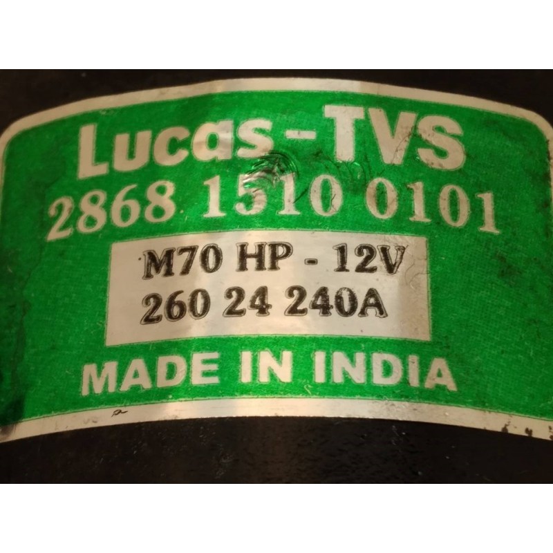Recambio de motor arranque para tata indica 1.4i referencia OEM IAM 2868 M70 4