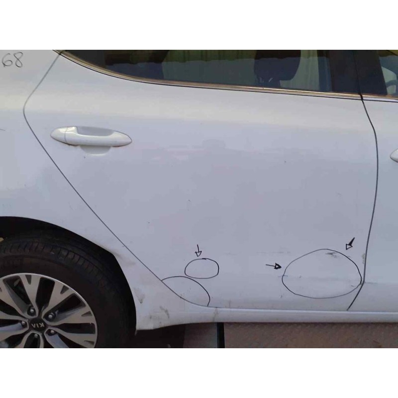Recambio de puerta trasera derecha para kia cee'd business referencia OEM IAM - Blanco 2