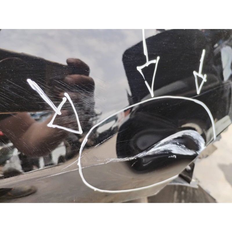 Recambio de aleta delantera derecha para porsche cayenne (typ 9pa) básico referencia OEM IAM - Negro 2
