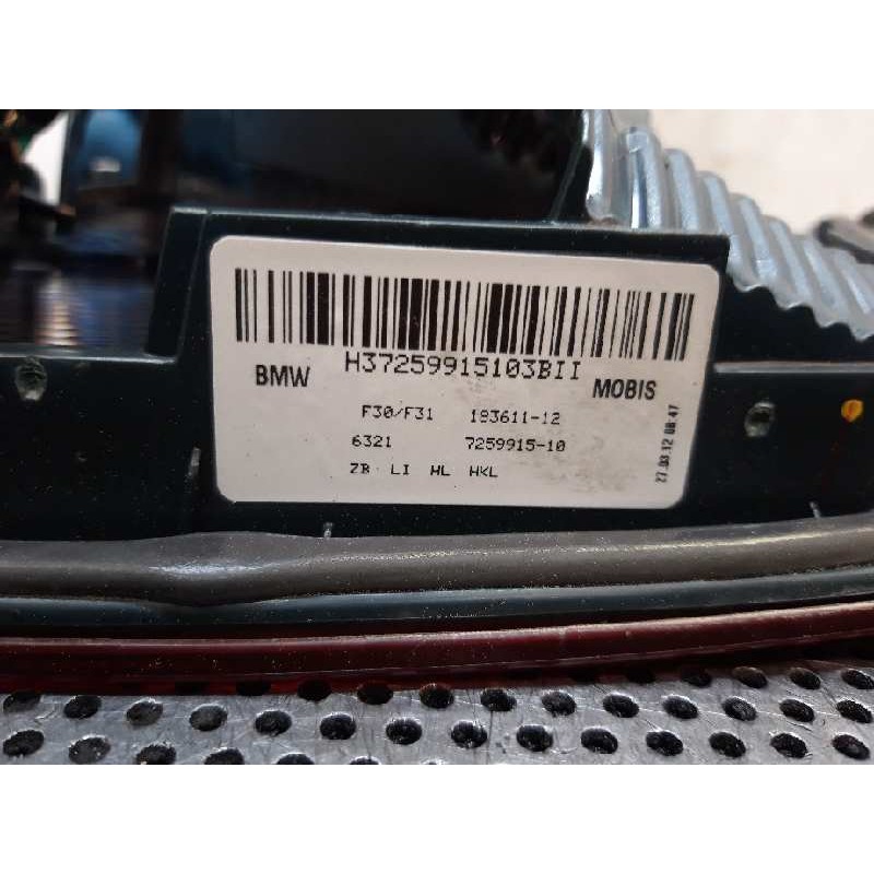 Recambio de piloto trasero izquierdo interior para bmw serie 3 lim. (f30) 316d referencia OEM IAM 725991510 - Rojo 2