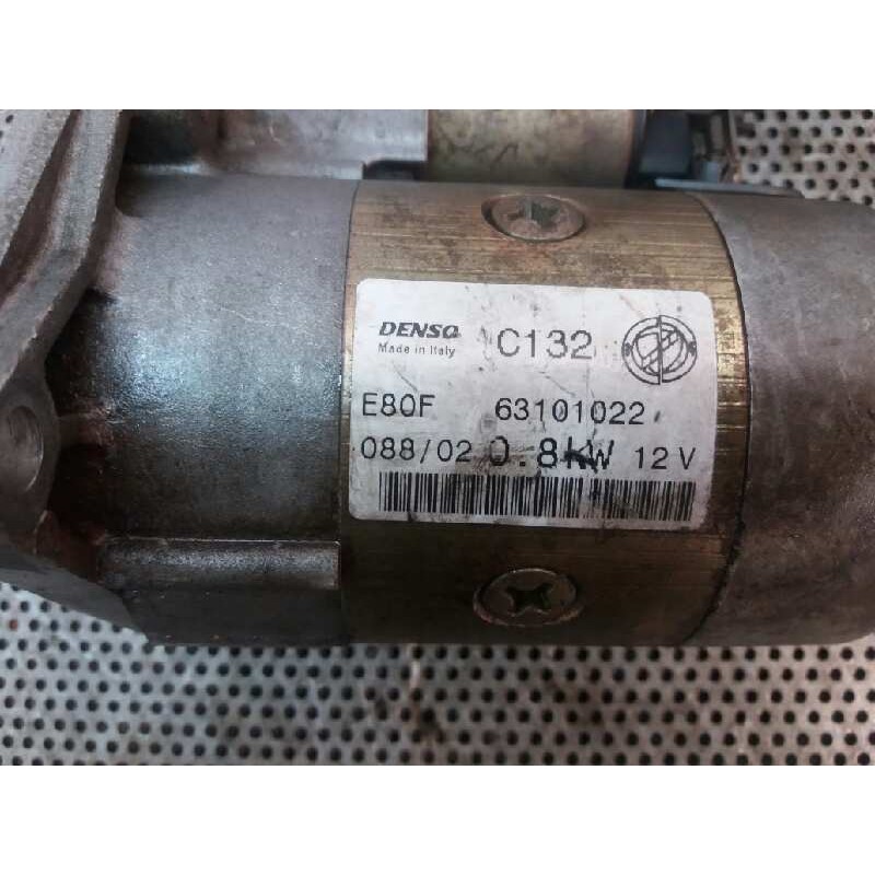 Recambio de motor arranque para fiat doblo (119) 1.2 cat referencia OEM IAM 63101022 - Amarillo 3