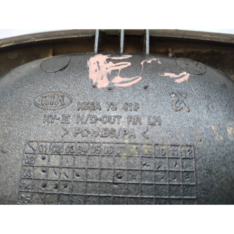 Recambio de maneta exterior lateral izquierda para kia carnival ii 2.9 crdi lx referencia OEM IAM K53A73410 2
