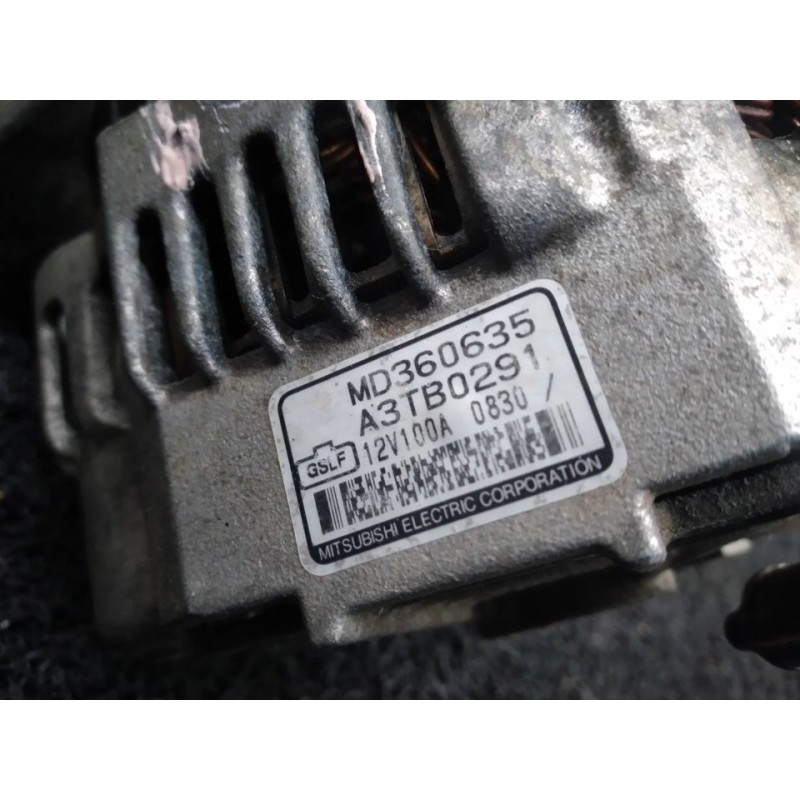 Recambio de alternador para mitsubishi montero pinin (h60/h70) 2000 gdi (5-ptas.) referencia OEM IAM MD360635 A3TB0291 MITSUBISH 5