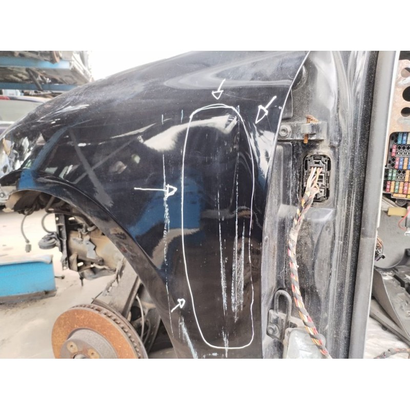Recambio de aleta delantera izquierda para porsche cayenne (typ 9pa) básico referencia OEM IAM - Negro 5