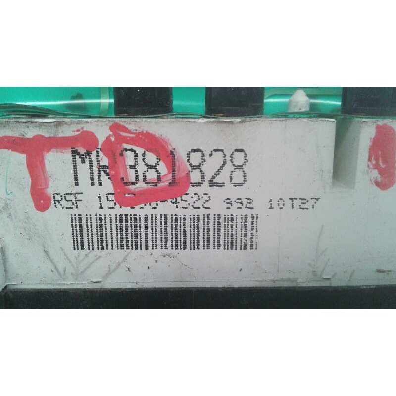 Recambio de cuadro instrumentos para mitsubishi galant berlina (ea0) 2.0 turbodiesel cat referencia OEM IAM MR381828 108452 DENS 3