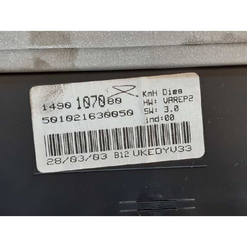 Recambio de cuadro instrumentos para citroën c8 2.0 hdi sx referencia OEM IAM 1490107080 501021630050 - Negro 2