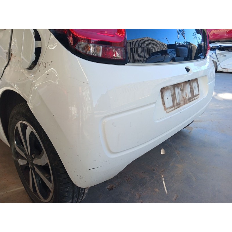 Recambio de paragolpes trasero para citroën c1 ii (pa_, ps_) 1.0 vti 72 referencia OEM IAM - Blanco 2