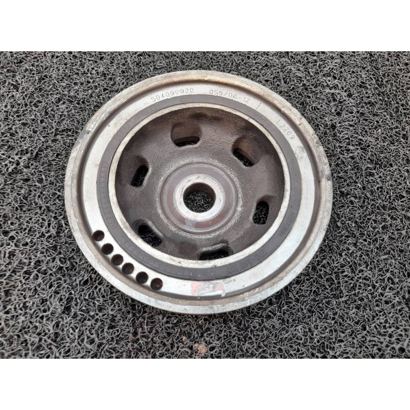 Recambio de polea cigueñal para fiat ducato caja abierta (desde 03.02) maxi 2,8 jtd power batalla 4050 referencia OEM IAM 504099 - Blanco 4