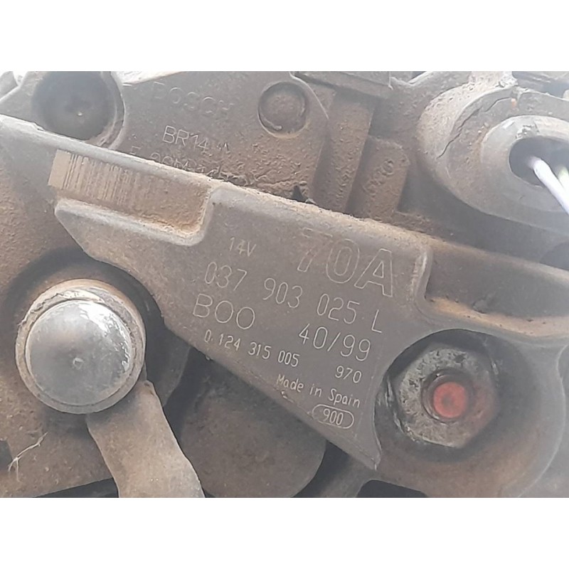 Recambio de alternador para seat arosa (6h1) street referencia OEM IAM 037903025L 0124315005 - Azul 2