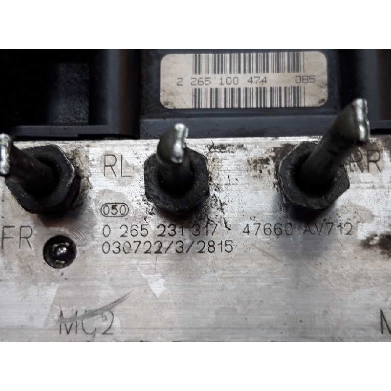 Recambio de abs para nissan primera berlina (p12) acenta referencia OEM IAM 0265800334 0265231317 47660AV712 4