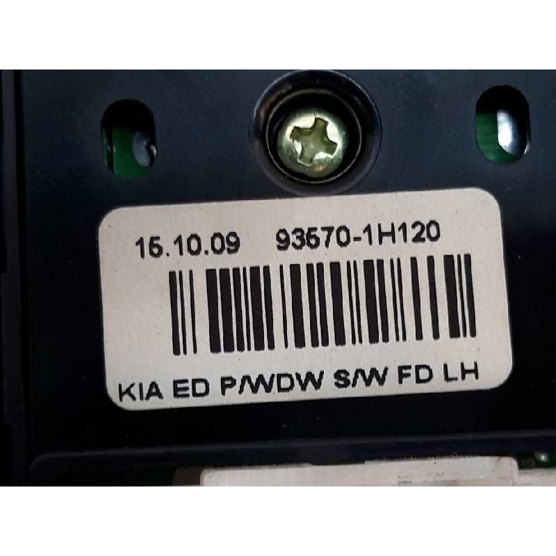 Recambio de mando elevalunas delantero izquierdo para kia cee'd drive referencia OEM IAM 935701H120 823511H010 4