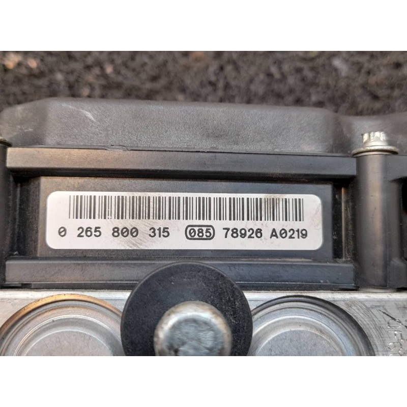 Recambio de abs para fiat punto berlina (188) 1.2 classic referencia OEM IAM 0265800315 0265231331 BOSCH - Negro 4