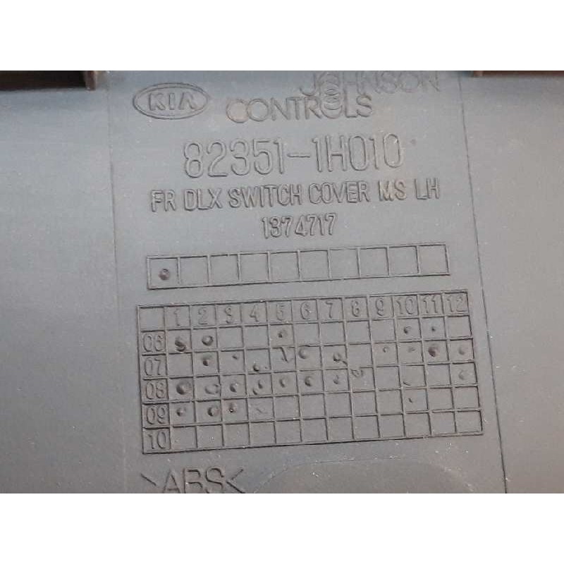 Recambio de mando elevalunas delantero izquierdo para kia cee'd drive referencia OEM IAM 935701H120 823511H010 6