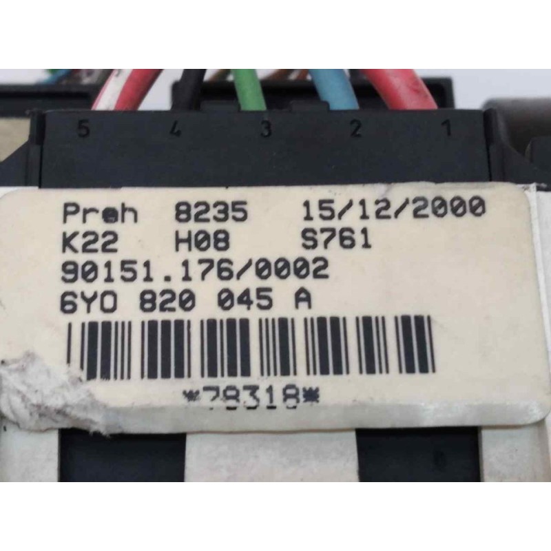 Recambio de mando calefaccion / aire acondicionado para skoda fabia familiar (6y5) comfort referencia OEM IAM 6Y0820045A 8235 - Gris 2