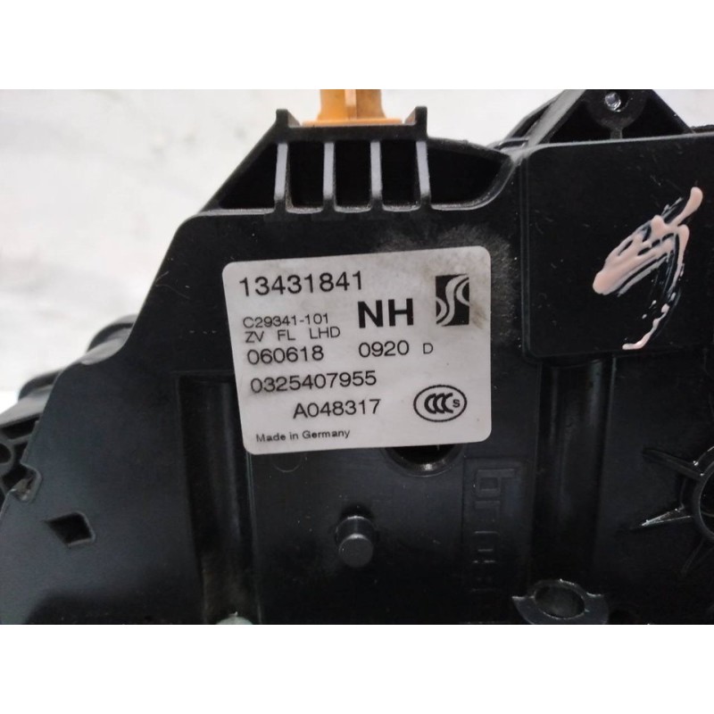 Recambio de cerradura puerta delantera izquierda para opel corsa e business referencia OEM IAM 13431841 4