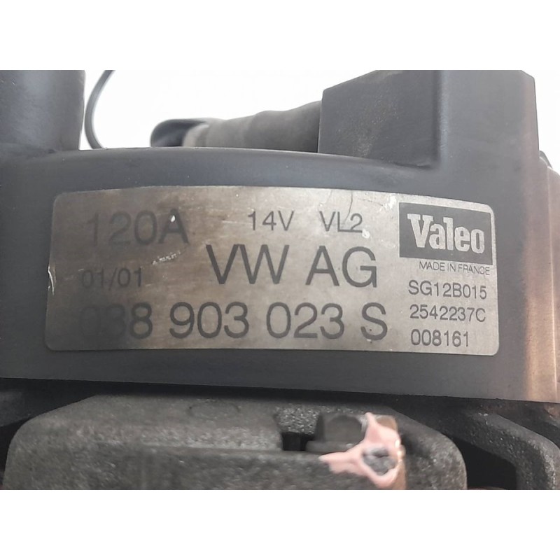 Recambio de alternador para audi a3 (8l) 1.6 ambiente referencia OEM IAM 038903023S - Negro 2