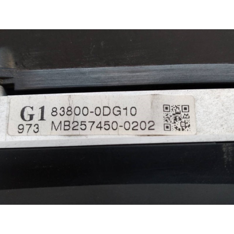 Recambio de cuadro instrumentos para toyota yaris ts referencia OEM IAM 838000DG10 MB2574500202 - Rojo 3