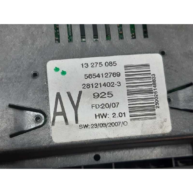 Recambio de pantalla multifuncion para opel astra gtc sport referencia OEM IAM 13275085 565412769 - Rojo 2