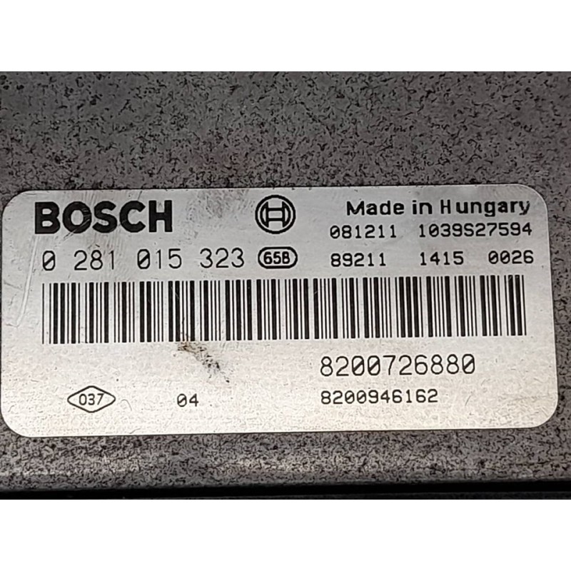 Recambio de centralita motor uce para renault laguna iii authentique referencia OEM IAM 0281015323 8200726880 BOSCH - Gris 3