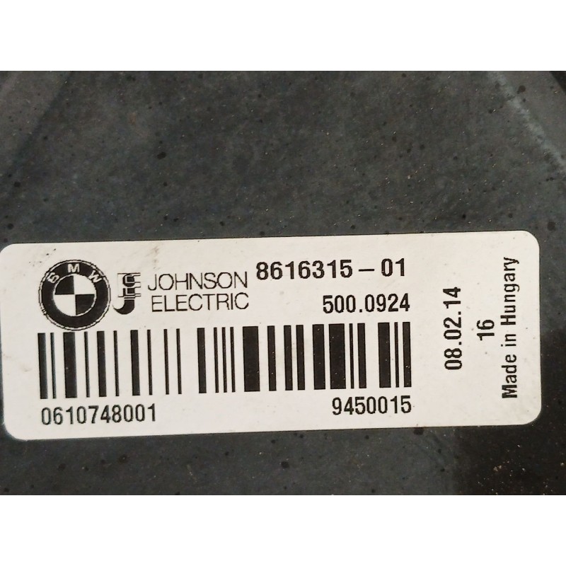 Recambio de electroventilador para bmw serie 3 lim. (f30) 318d referencia OEM IAM 861631501 9450015 - Gris 2