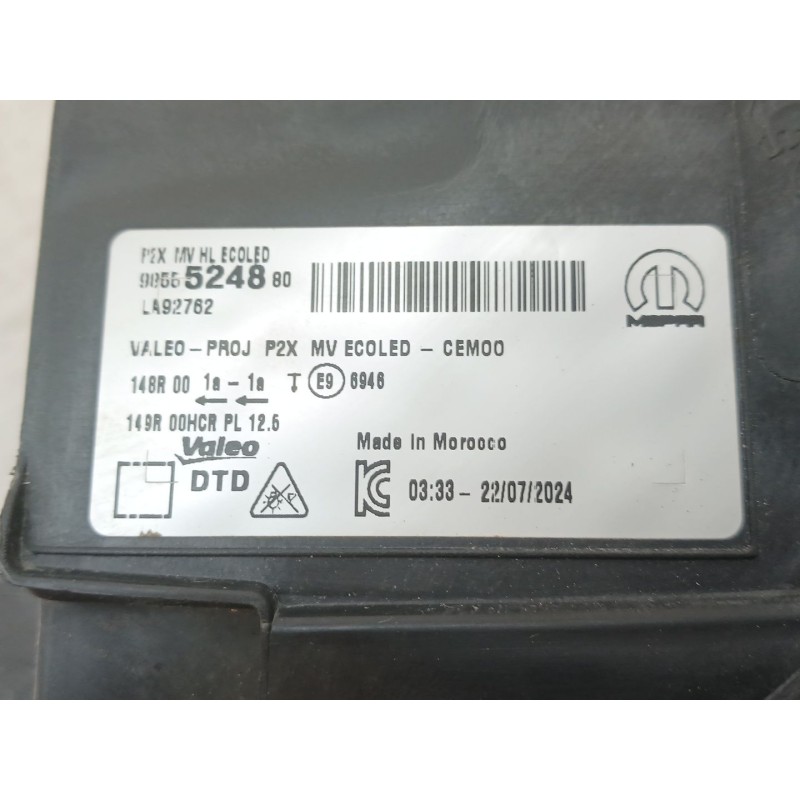 Recambio de faro derecho para peugeot 2008 (p1) allure referencia OEM IAM 9655524880 - Blanco 3