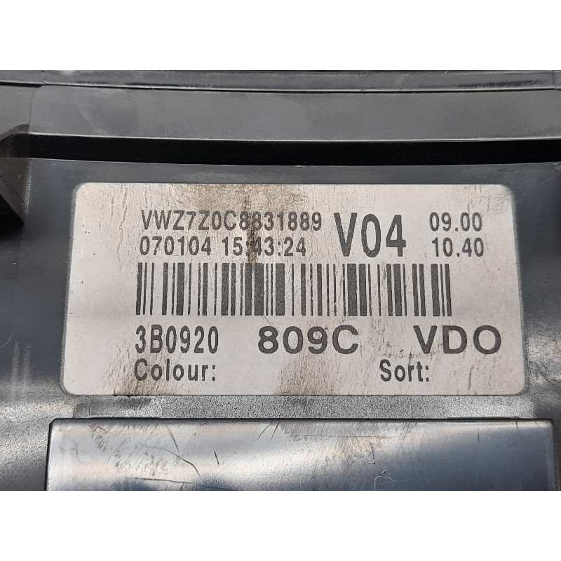 Recambio de cuadro instrumentos para volkswagen passat berlina (3b3) advance referencia OEM IAM 3B0920809C 110080197026 6