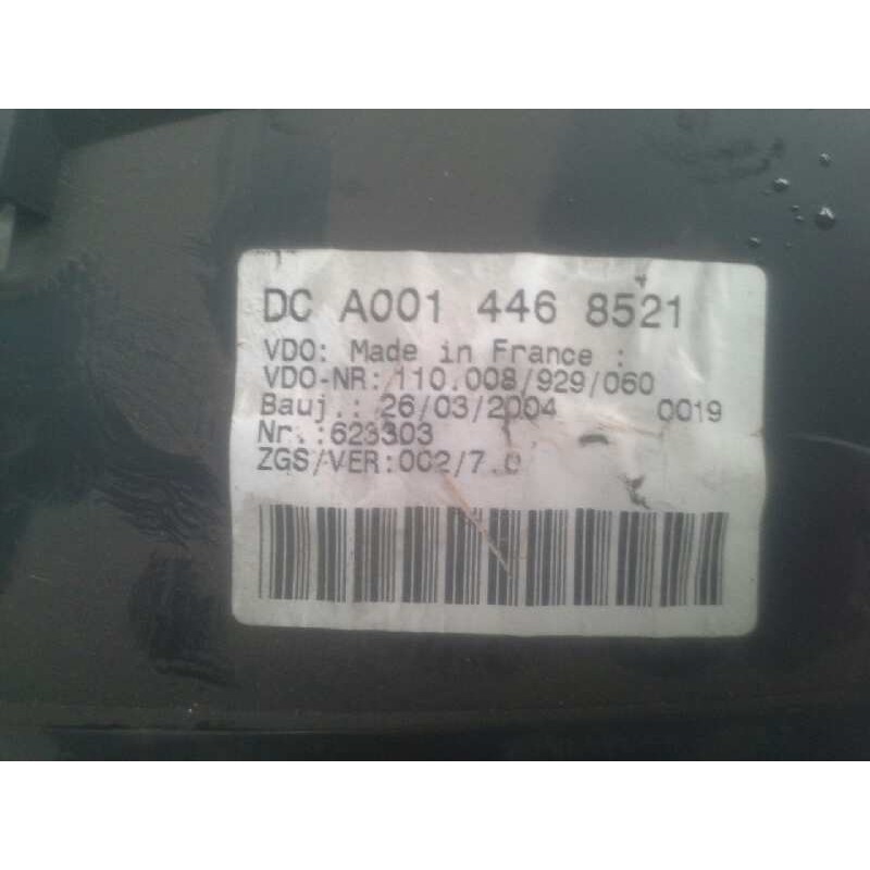 Recambio de cuadro instrumentos para mercedes-benz sprinter 02.00  caja abierta 413 cdi (904.612-613) referencia OEM IAM A001446 - Blanco 2