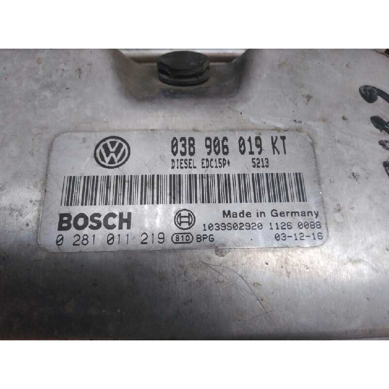 Recambio de centralita motor uce para seat cordoba berlina (6l2) stella referencia OEM IAM 038906019KT 0281011219 2
