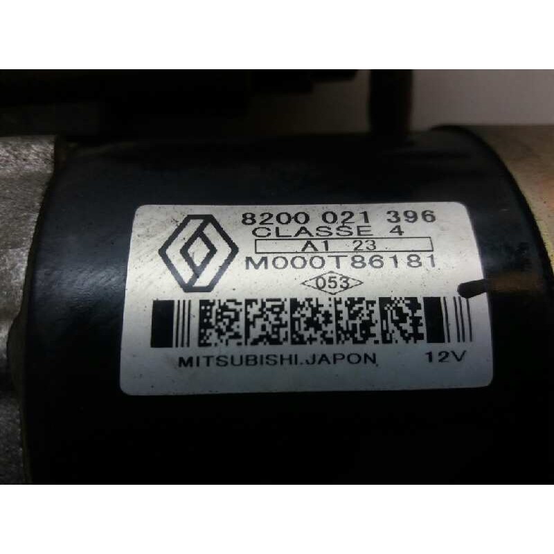 Recambio de motor arranque para renault clio ii fase ii (b/cb0) authentique referencia OEM IAM 8200021396 M000T86181 MITSUBISHI - Azul 4