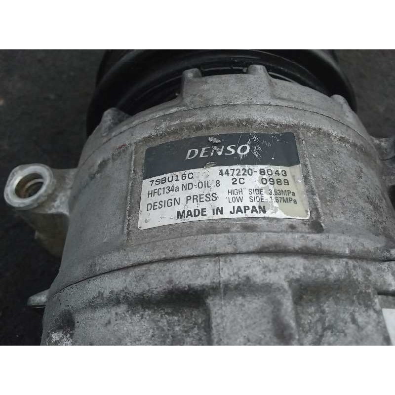 Recambio de compresor aire acondicionado para saab 9-5 berlina 3.0 v6 tid cat referencia OEM IAM 4472208043 124154 DENSO 2