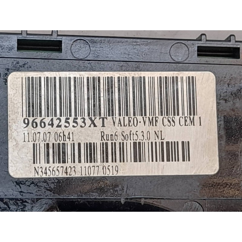 Recambio de mando luces para citroën c4 picasso sx referencia OEM IAM 96642553XT 4