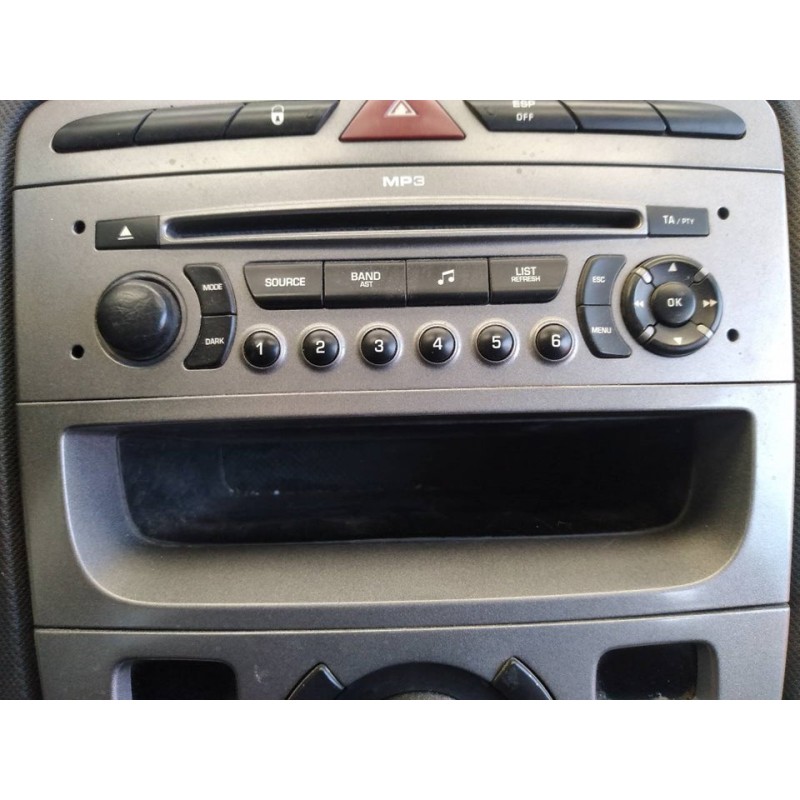 Recambio de sistema audio / radio cd para peugeot 308 sw confort referencia OEM IAM - Gris 3