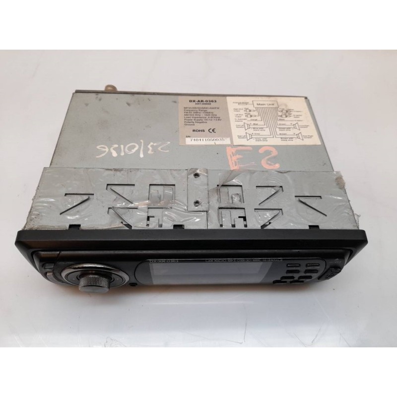 Recambio de sistema audio / radio cd para ford fiesta (cbk) steel referencia OEM IAM - Negro 2