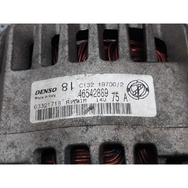 Recambio de alternador para fiat punto berlina (188) 1.2 cat referencia OEM IAM  DENSO / 46642889 - Naranja 2