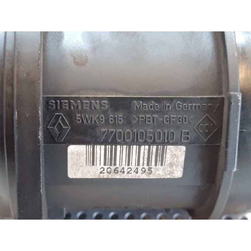 Recambio de caudalimetro para renault megane i classic (la0) 1.9 dti rt referencia OEM IAM 5WK9615 7700105010B - Blanco 3