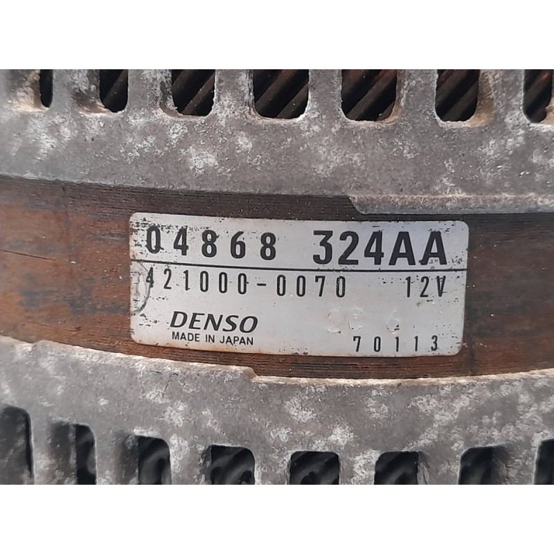 Recambio de alternador para chrysler voyager (rg) 2.4 se referencia OEM IAM 04868324AA 4210000070 4
