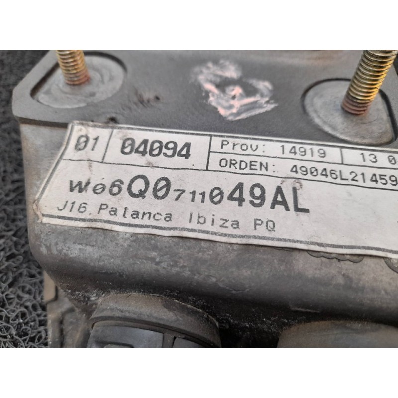 Recambio de varillaje cambio para seat ibiza (6l1) 1.4 16v referencia OEM IAM 6Q0711049AL 6Q0711266G - Negro 2