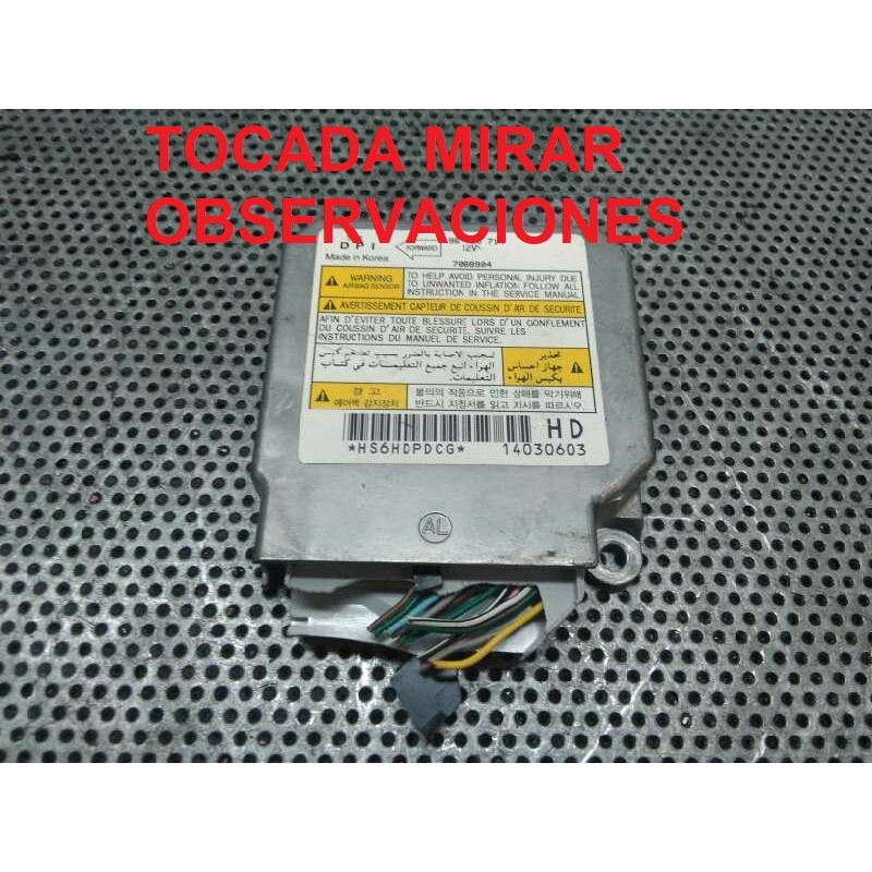 Recambio de centralita airbag para chevrolet kalos 1.2 cat referencia OEM IAM 96430714  