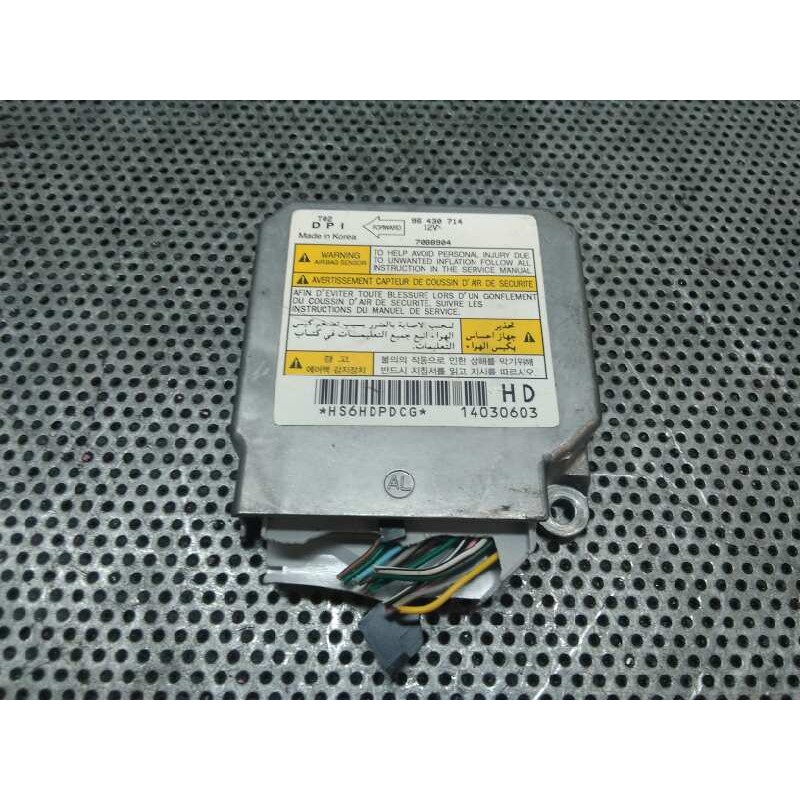 Recambio de centralita airbag para chevrolet kalos 1.2 cat referencia OEM IAM 96430714 - Azul 3